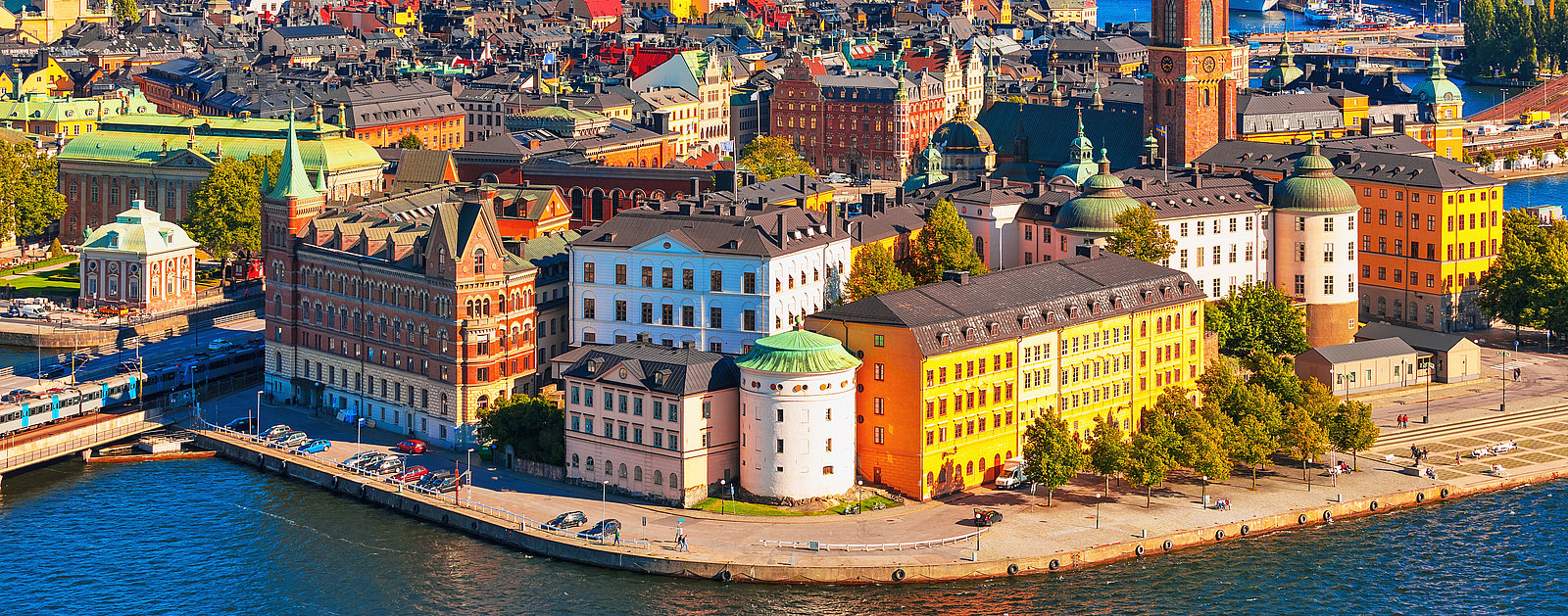 Gamla stan i Stockholm från ovan