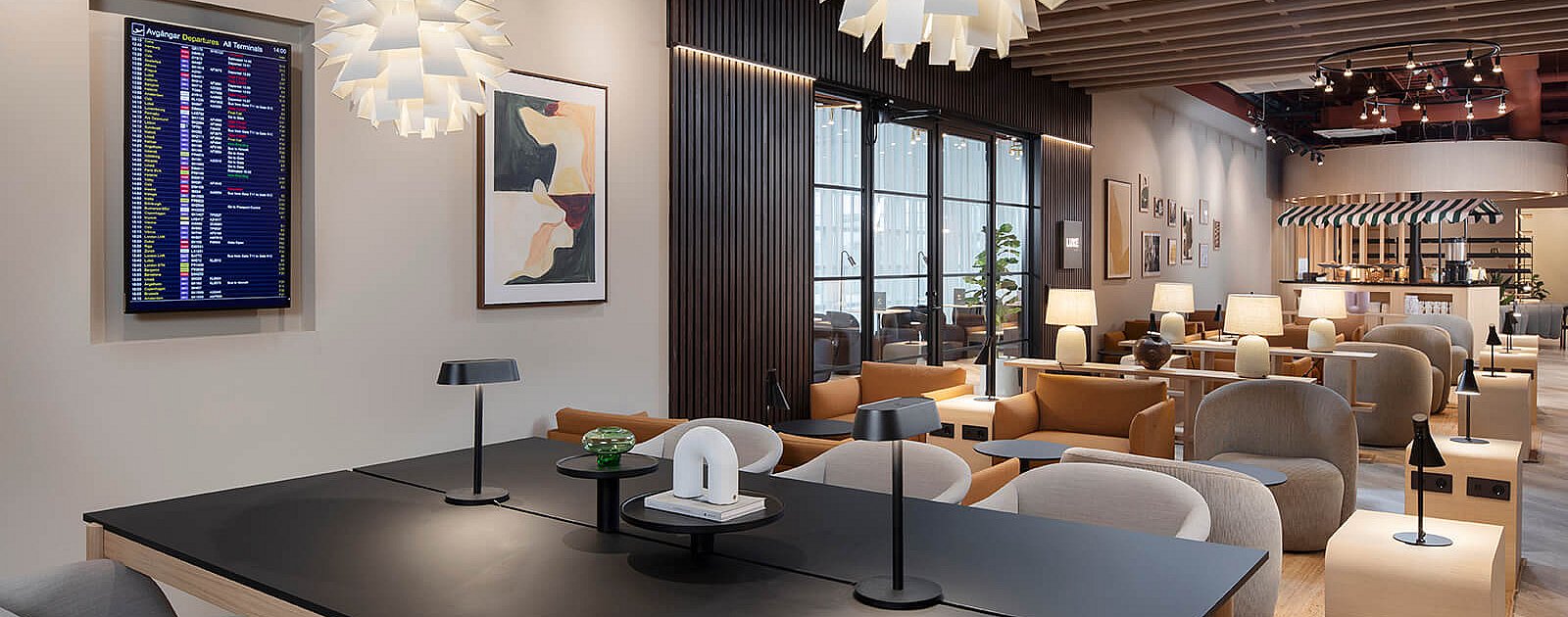 Aspire Lounge, matplatser