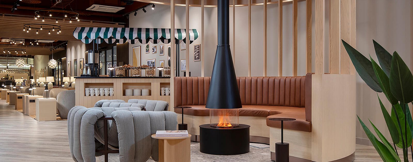 Aspire Lounge Firepit, Arlanda Airport