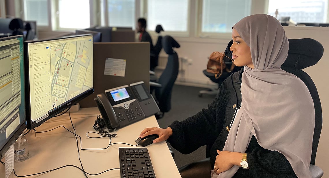 Najma på Contact center