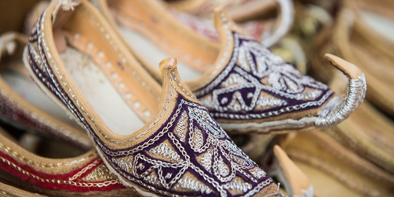 Arabian Embroidered Leather Shoes