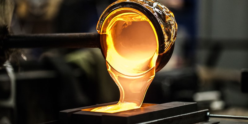 Glass making workshop