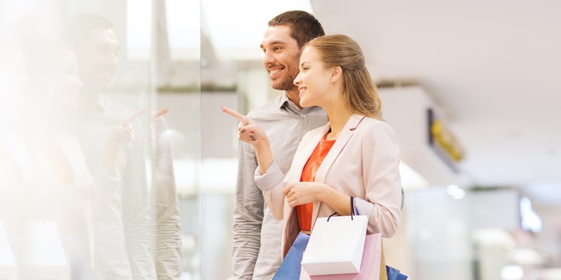 People shopping