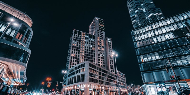 Kurfürstendamm at night, Berlin, Germany