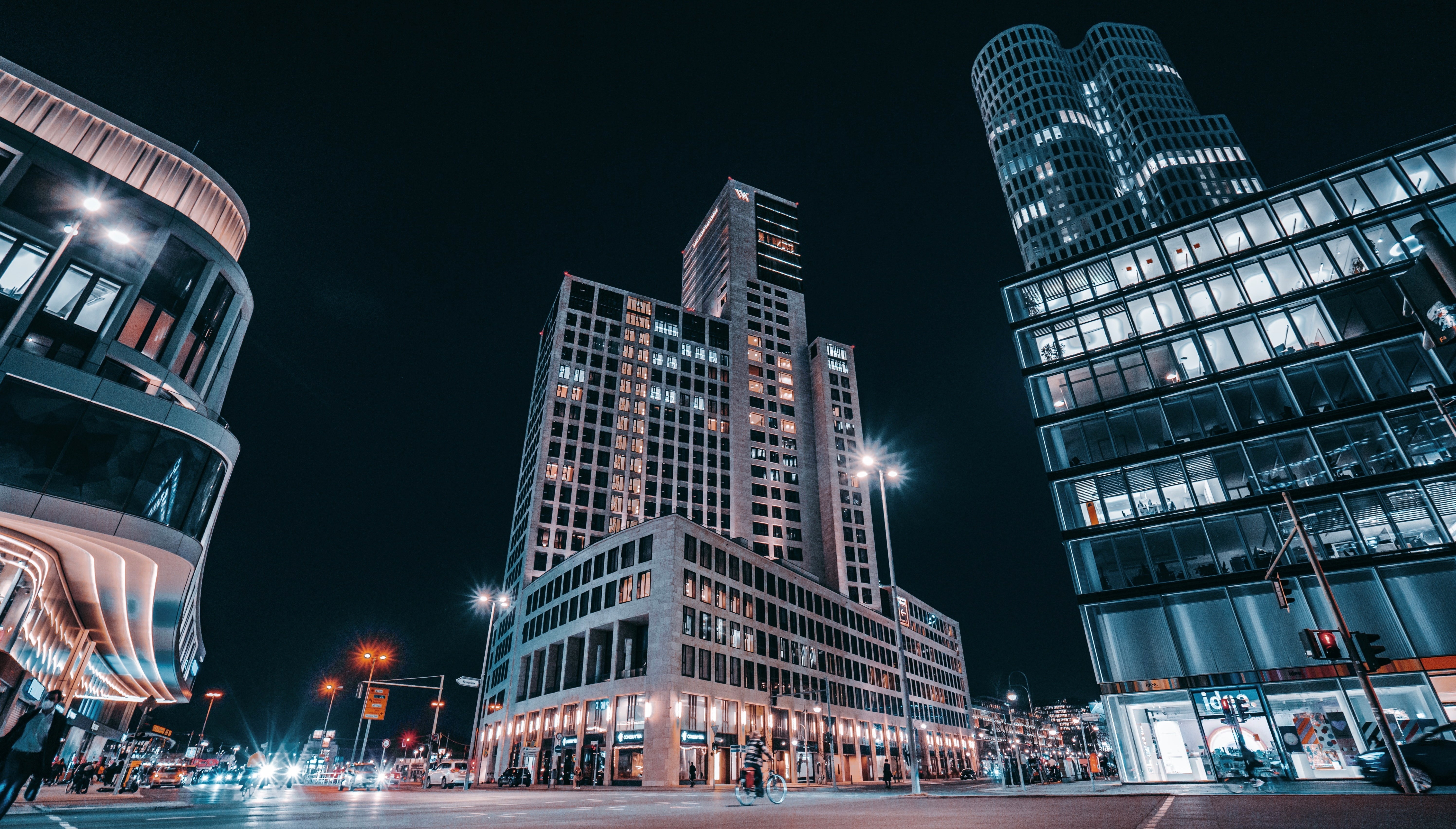 Kurfürstendamm at night, Berlin, Germany