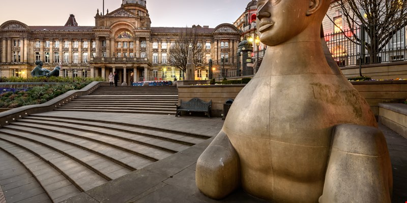 Birmingham Town Hall, Victoria Square, Birmingham, England.