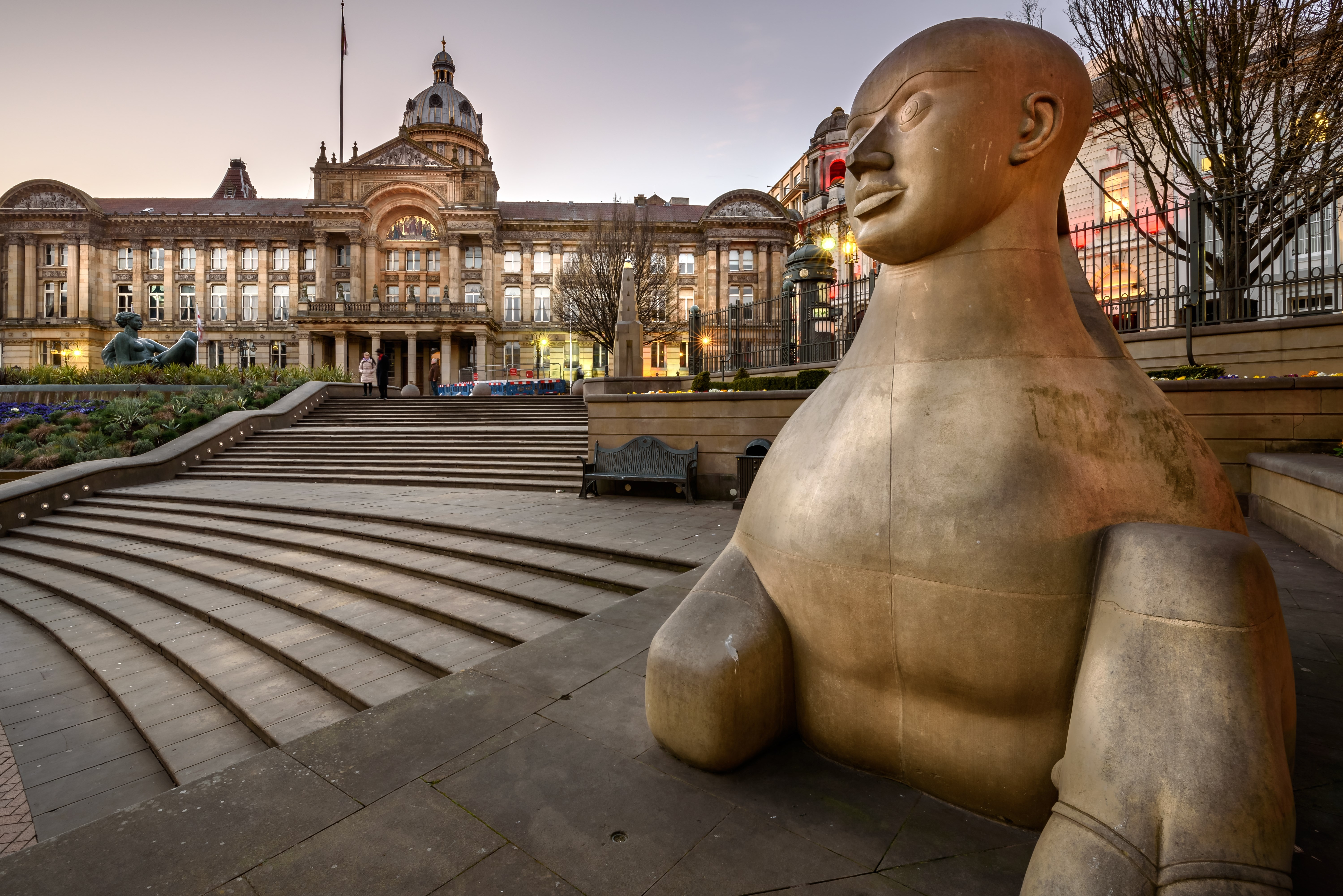 Birmingham Town Hall, Victoria Square, Birmingham, England.