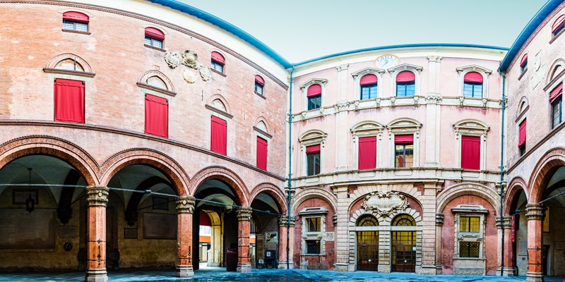 Palazzo d'Accursio or Palazzo Comunale is an palace once formulated to house major administrative offices of city of Bologna