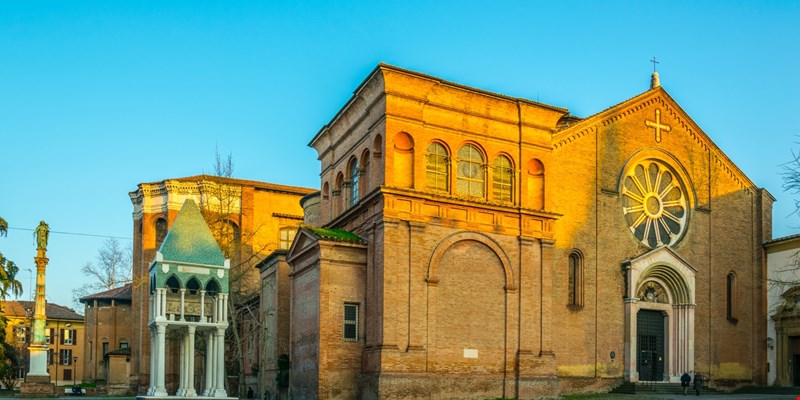 view of Basilica of San Domenico, Bologna, Italy