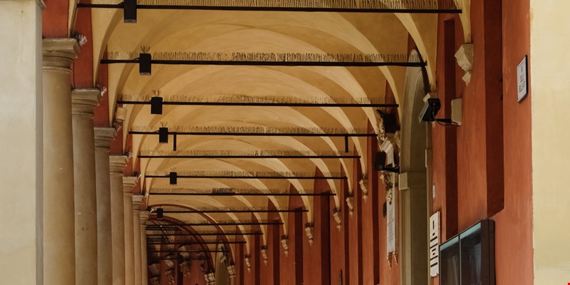 Portico in Bologna, Italy.