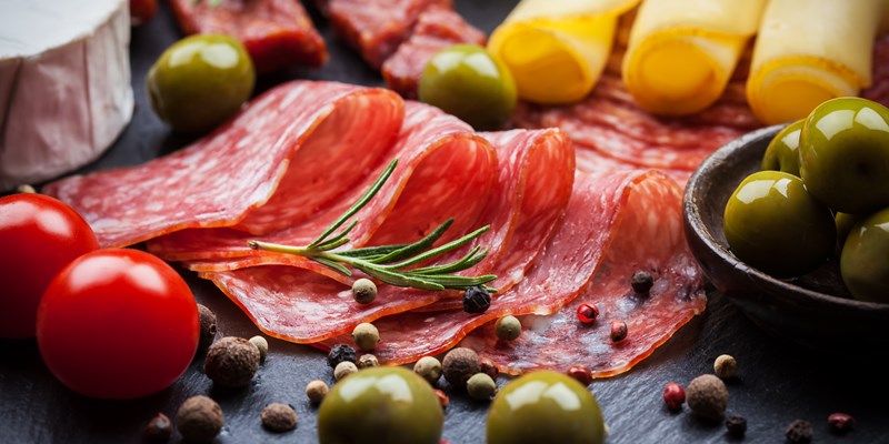 salami and cheese