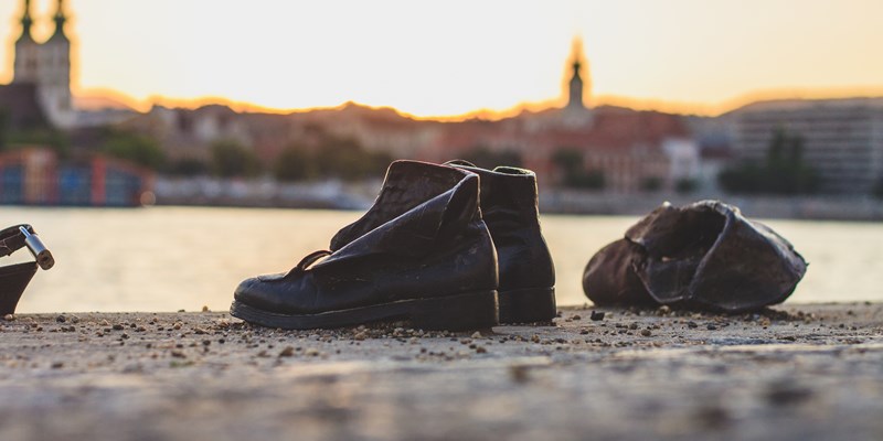 shoes on the danube bank budapest