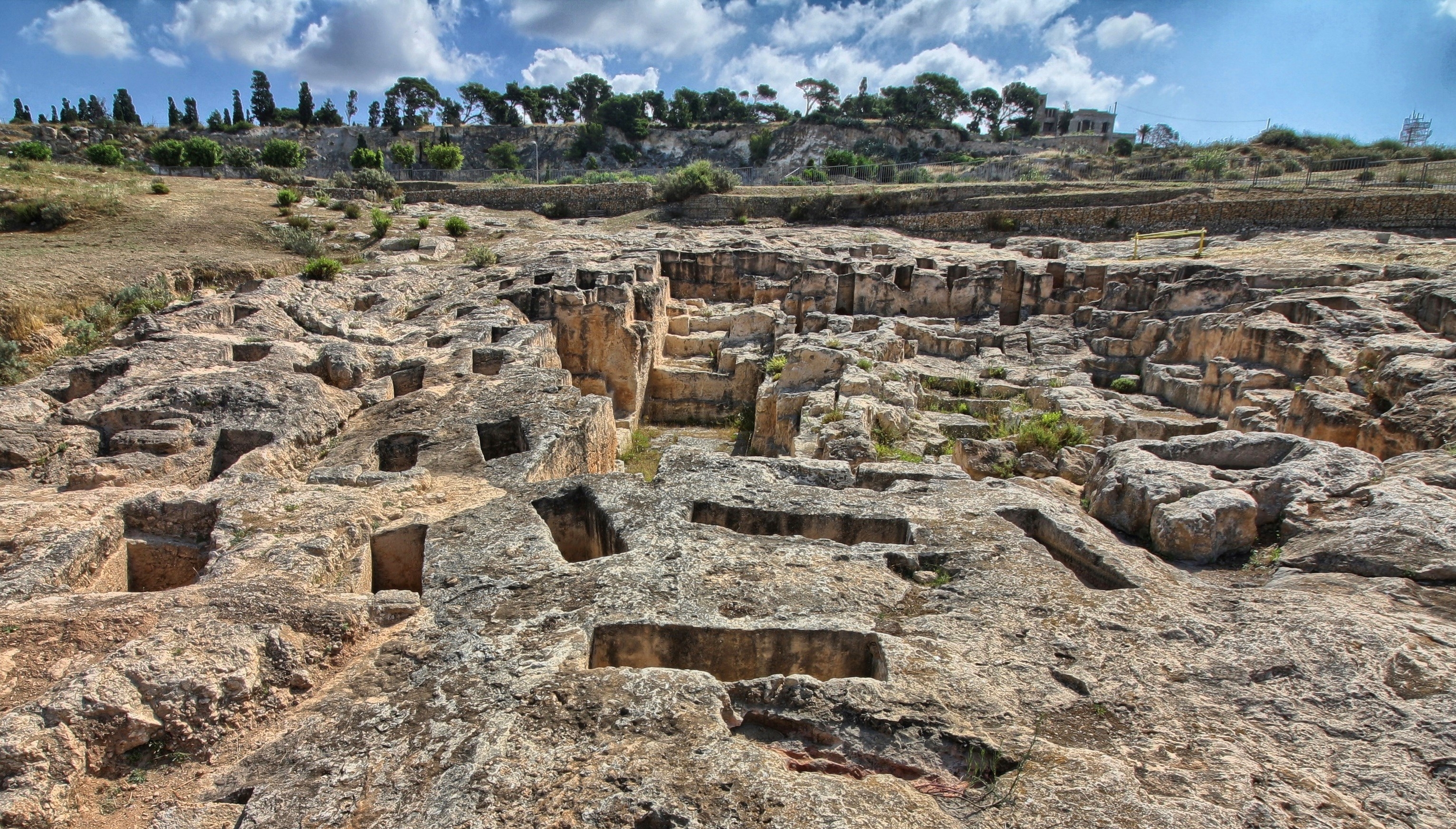 Phoenician-Punic necropolis of Tuvixeddu, Cagliari. Sardinia, Italy