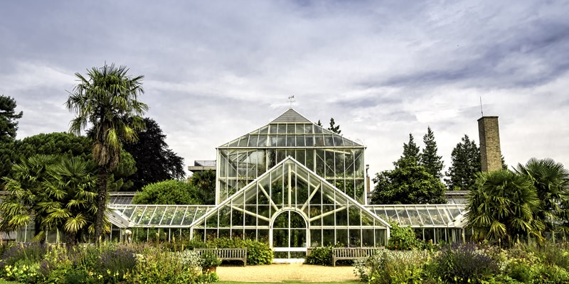 Botanic garden in Cambridge, England