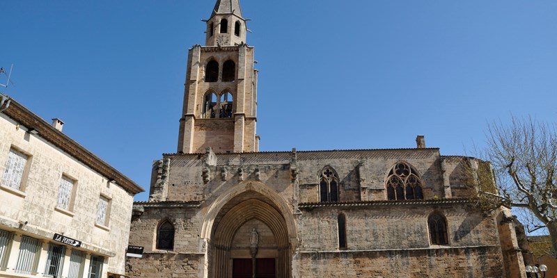 Montagnac, medieval church