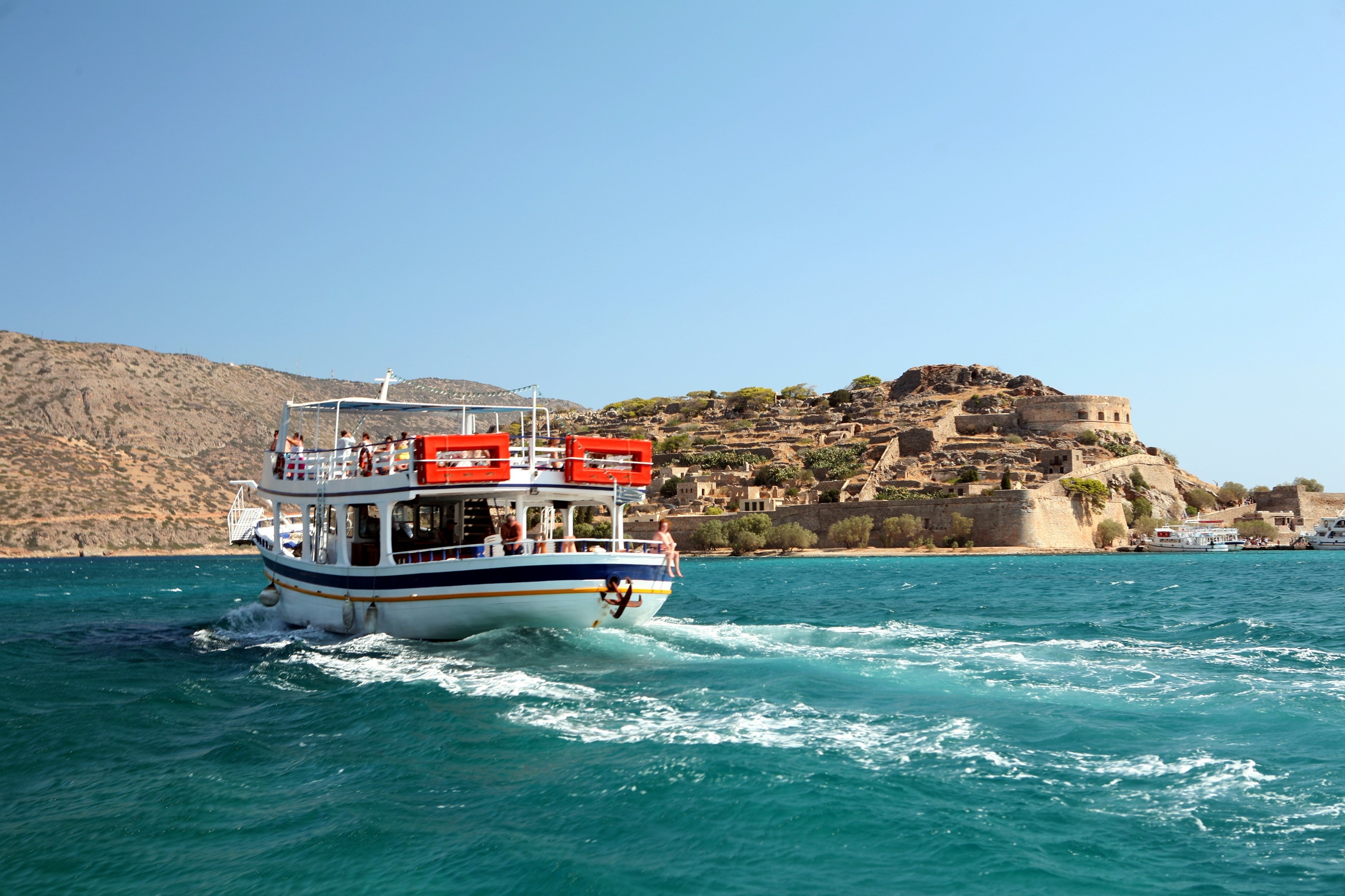 Boat trip Greek island