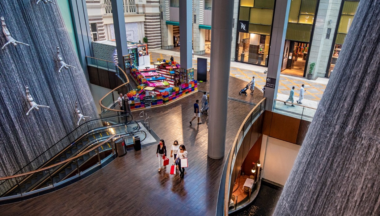 The Dubai Mall - Waterfall