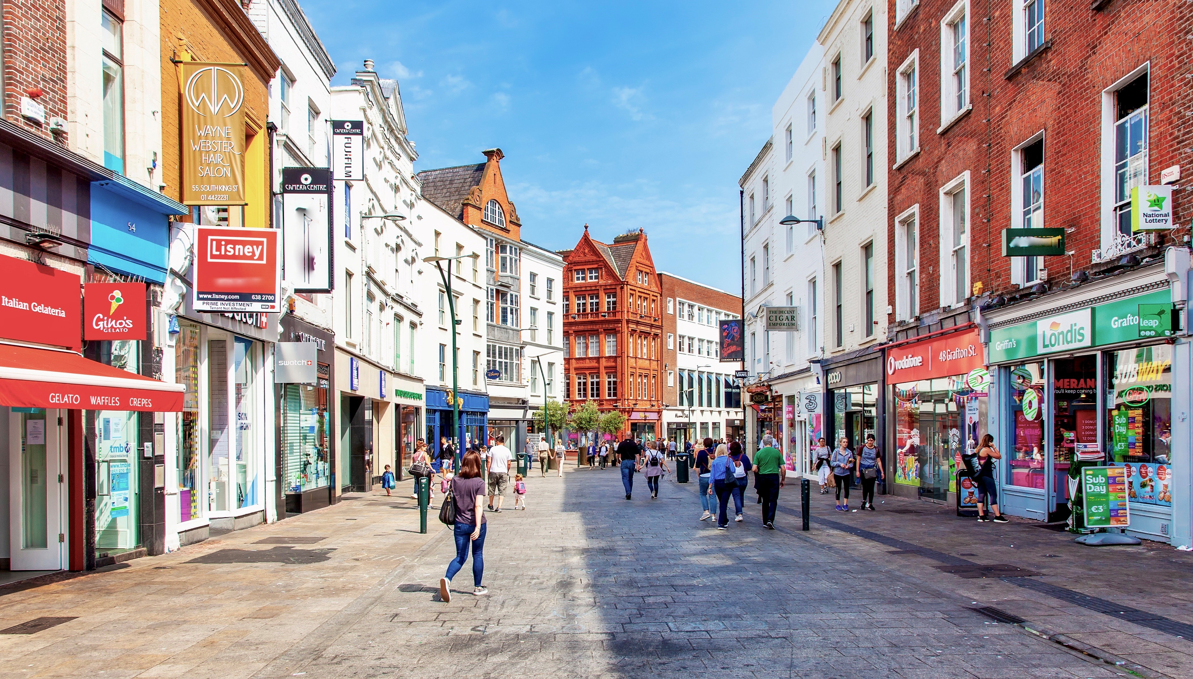 Grafton street in Dublin