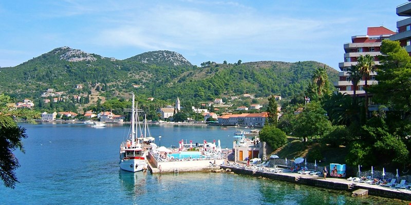 Croatia. South Dalmatia - Elaphiti Island. The island of Kolocep (Kalamota, Calamotta) situated near Dubrovnik city. Donje Celo settlement