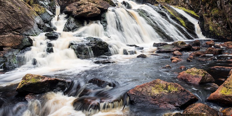 a waterfall closed to Halmstad, Sweden