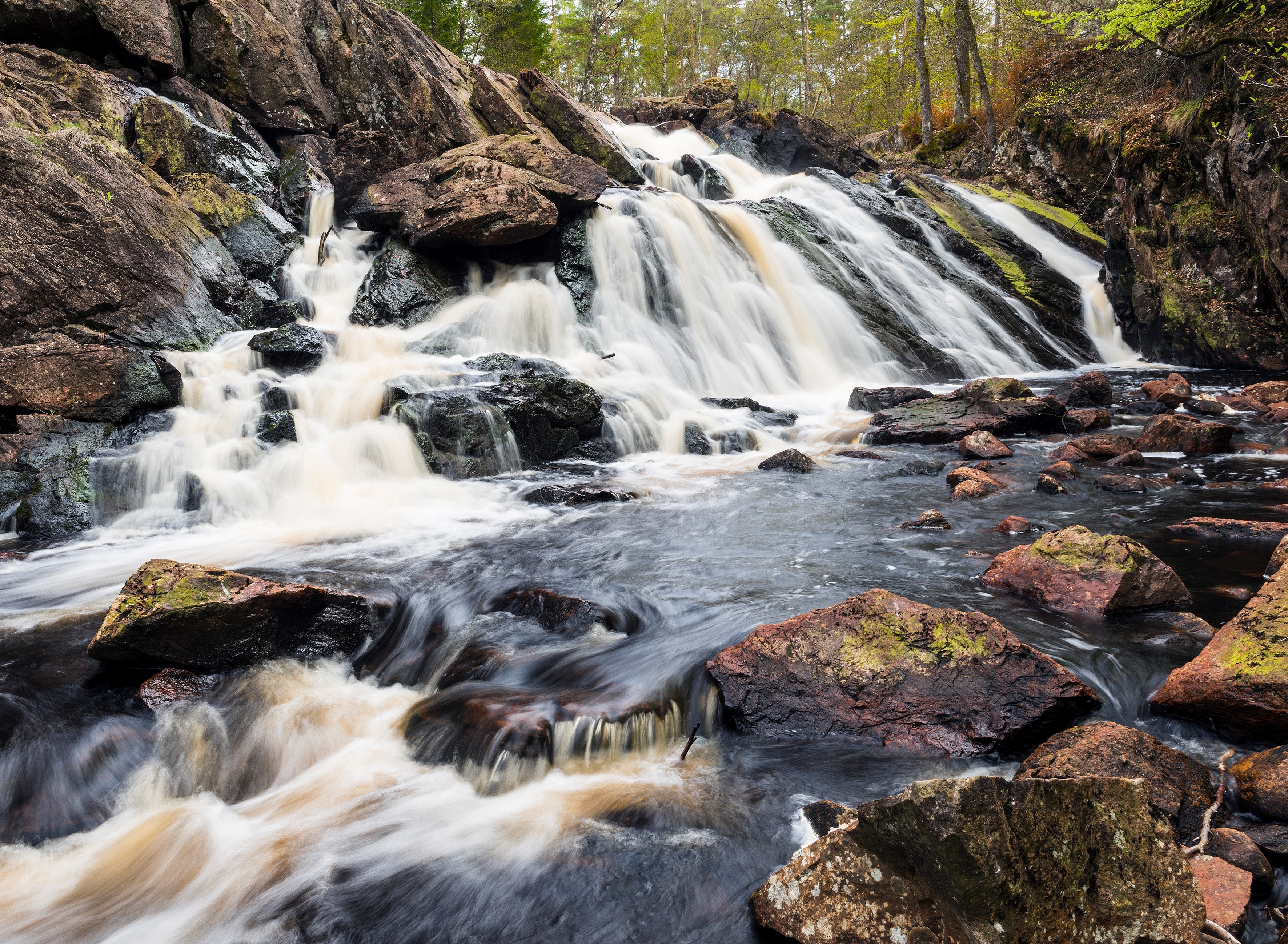 a waterfall closed to Halmstad, Sweden