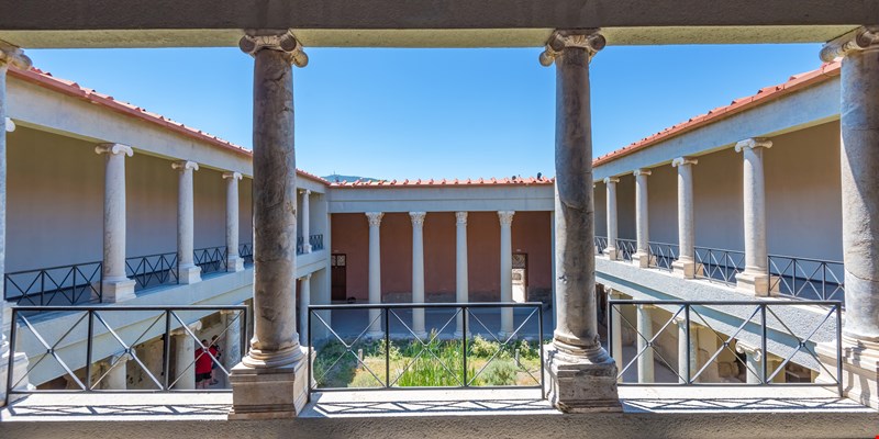 First floor Casa Romana ancient house in Kos island Greece