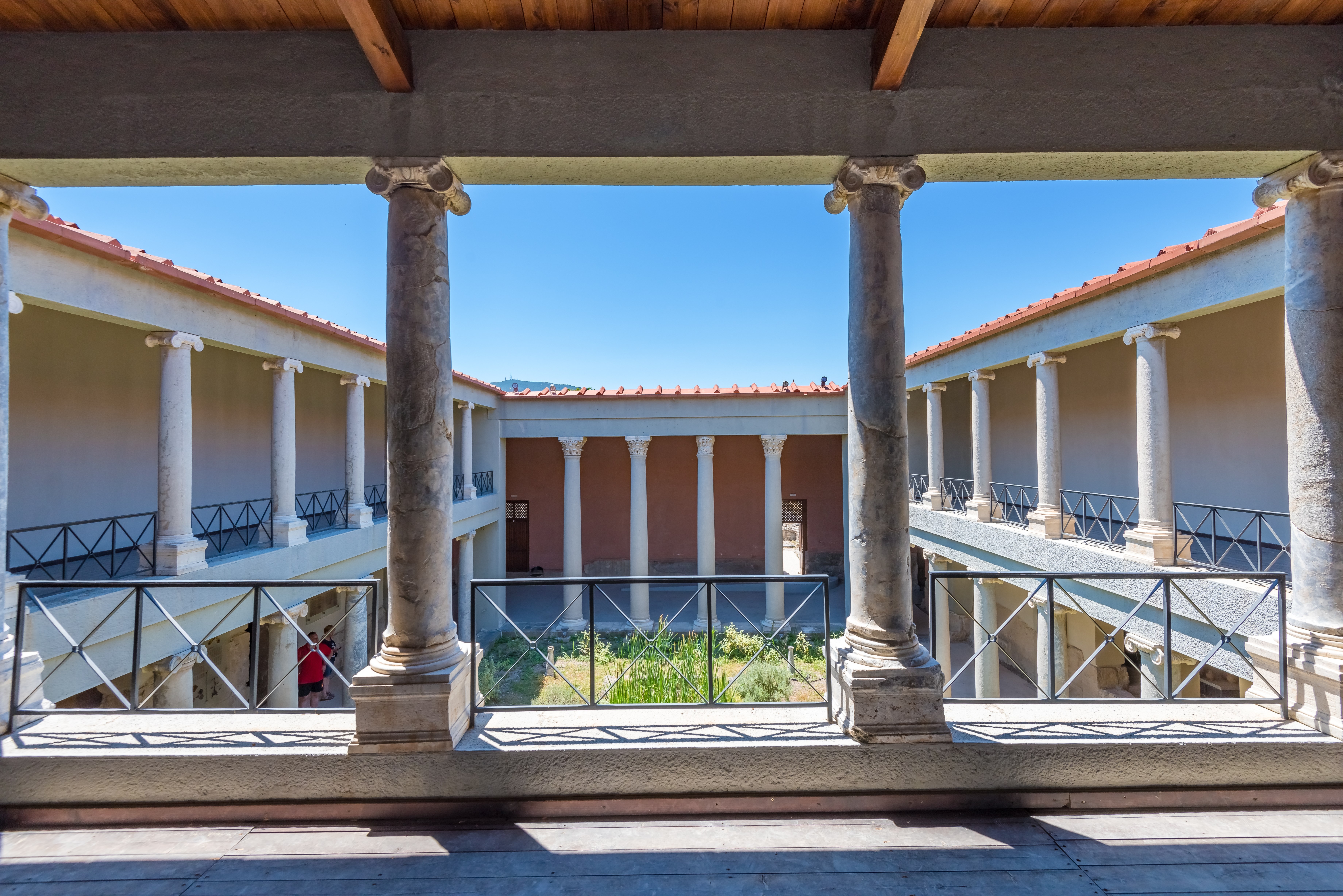 First floor Casa Romana ancient house in Kos island Greece