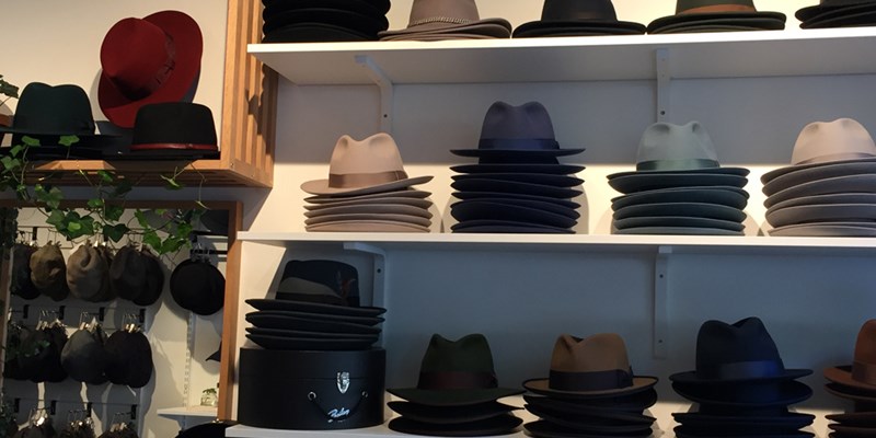 Hat shop in Malmö, Sweden