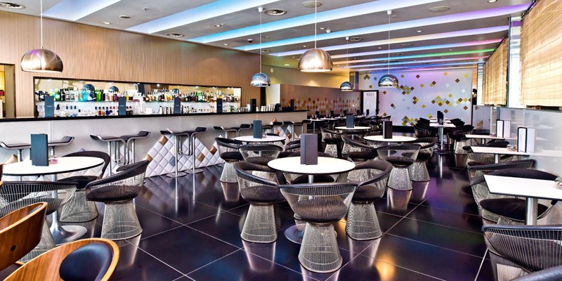 elegant dining area at Harvey Nichols