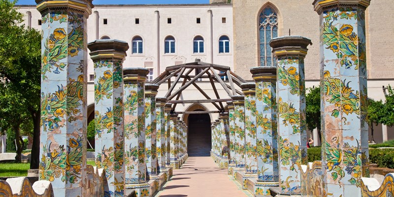 Santa Chiara is a religious complex in Naples, southern Italy, that includes the Church of Santa Chiara and a monastery
