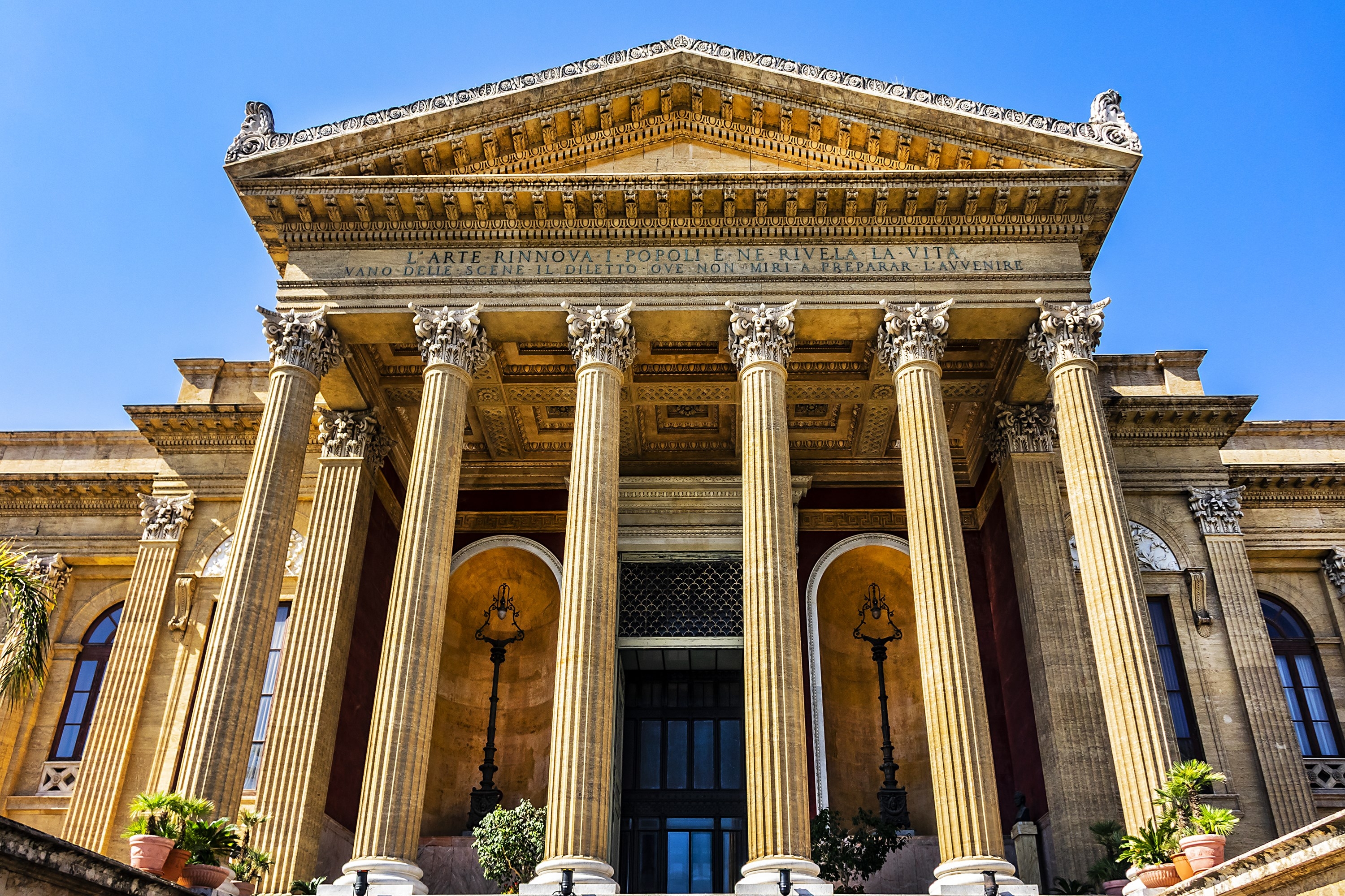 Teatro Massimo opera house in Palermo