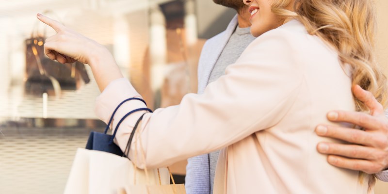 Woman shopping