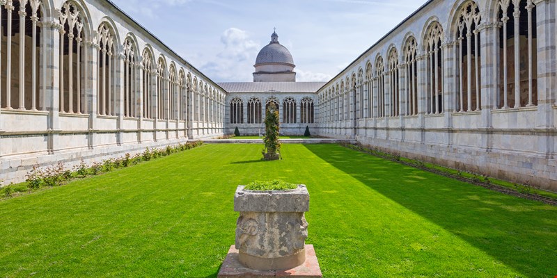 Detail of the Camposanto Cemetery in Pisa