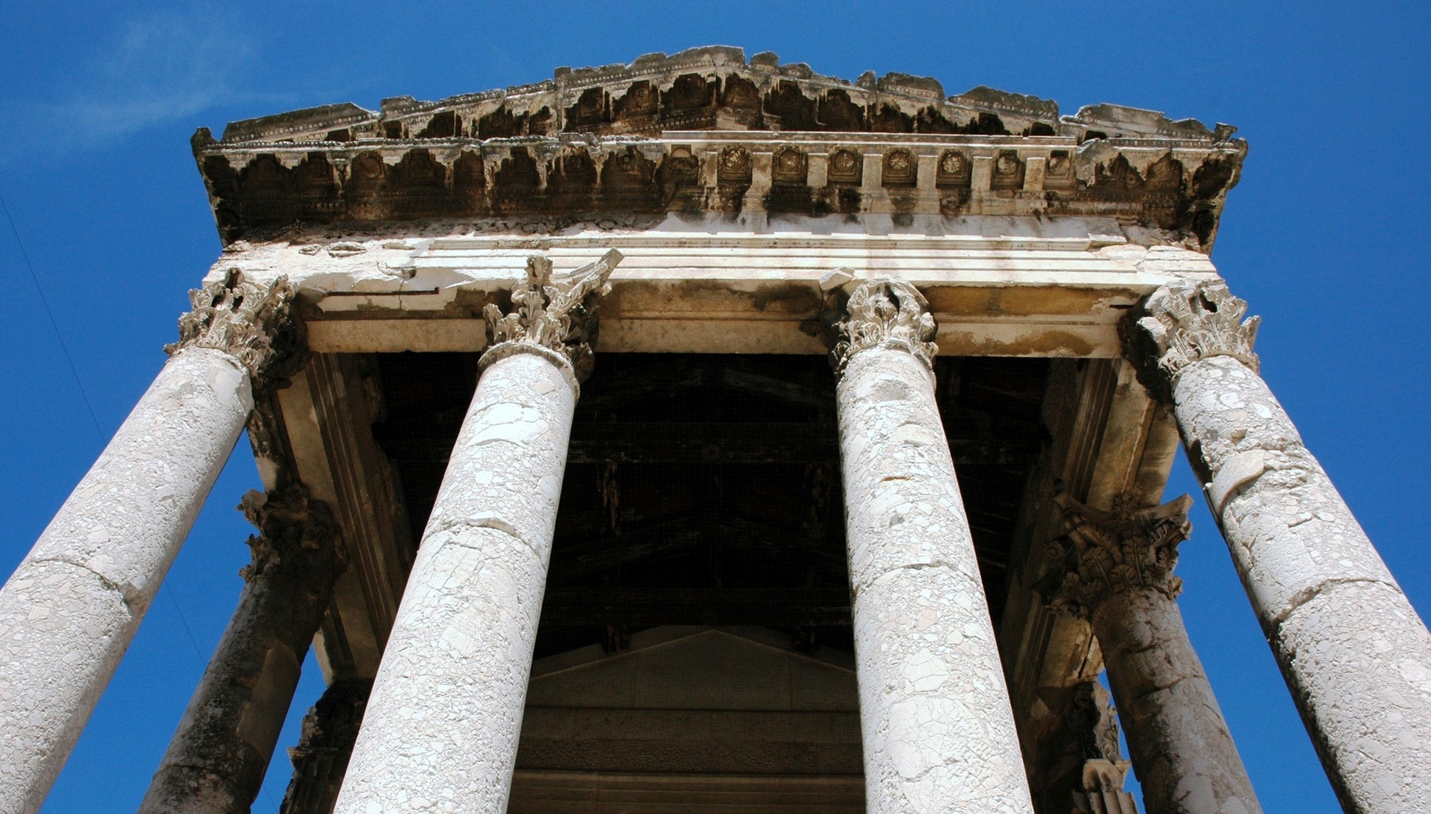 The Temple of Augustus in Pula, Croatia