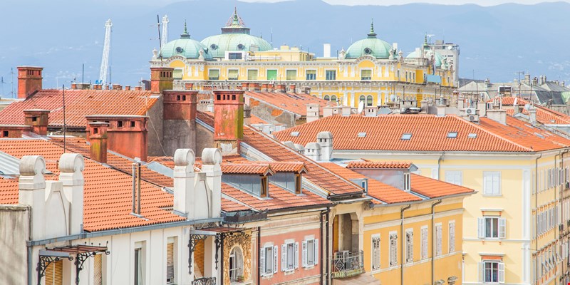 City of Rijeka main Korzo square