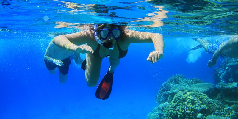 Tiran Island Egypt Sharm el Sheikh, yacht in the red sea