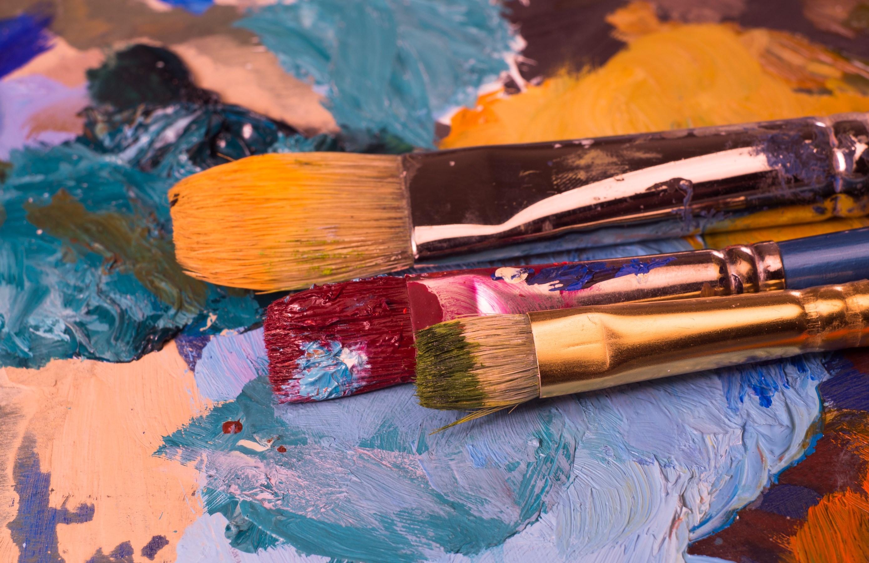 Brush and palette - Tallinn, Estonia