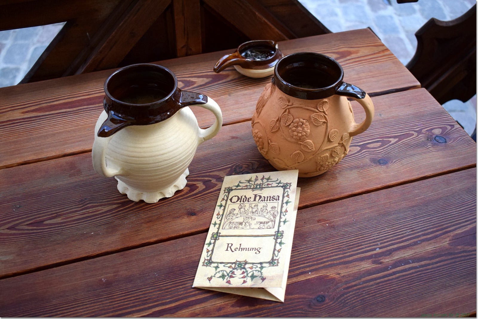 Some pottery in Olde Hansa, Tallinn
