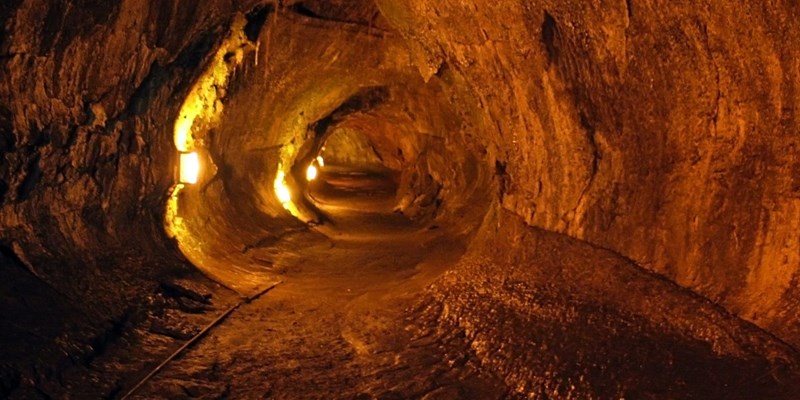 Lava Tube in Cueva del Viento