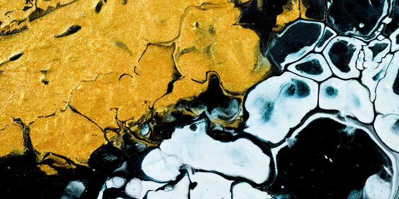abstract gold art