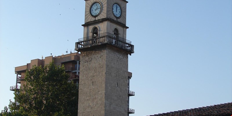 the Clock Tower of Tirana