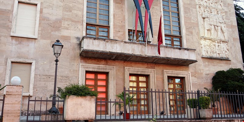 The Prime Minister's Office in Tirana, Albania