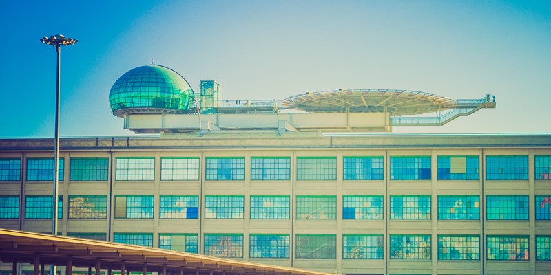 old Torino Lingotto car factory in Turin