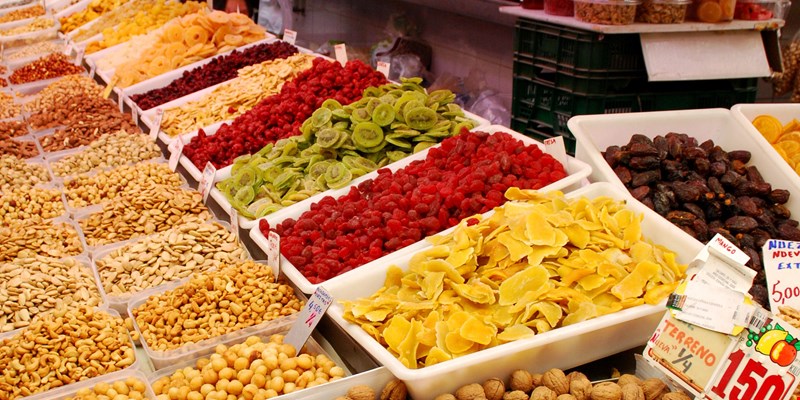 facade of the Central Market of Valencia