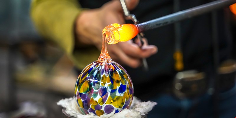 Murano glass making