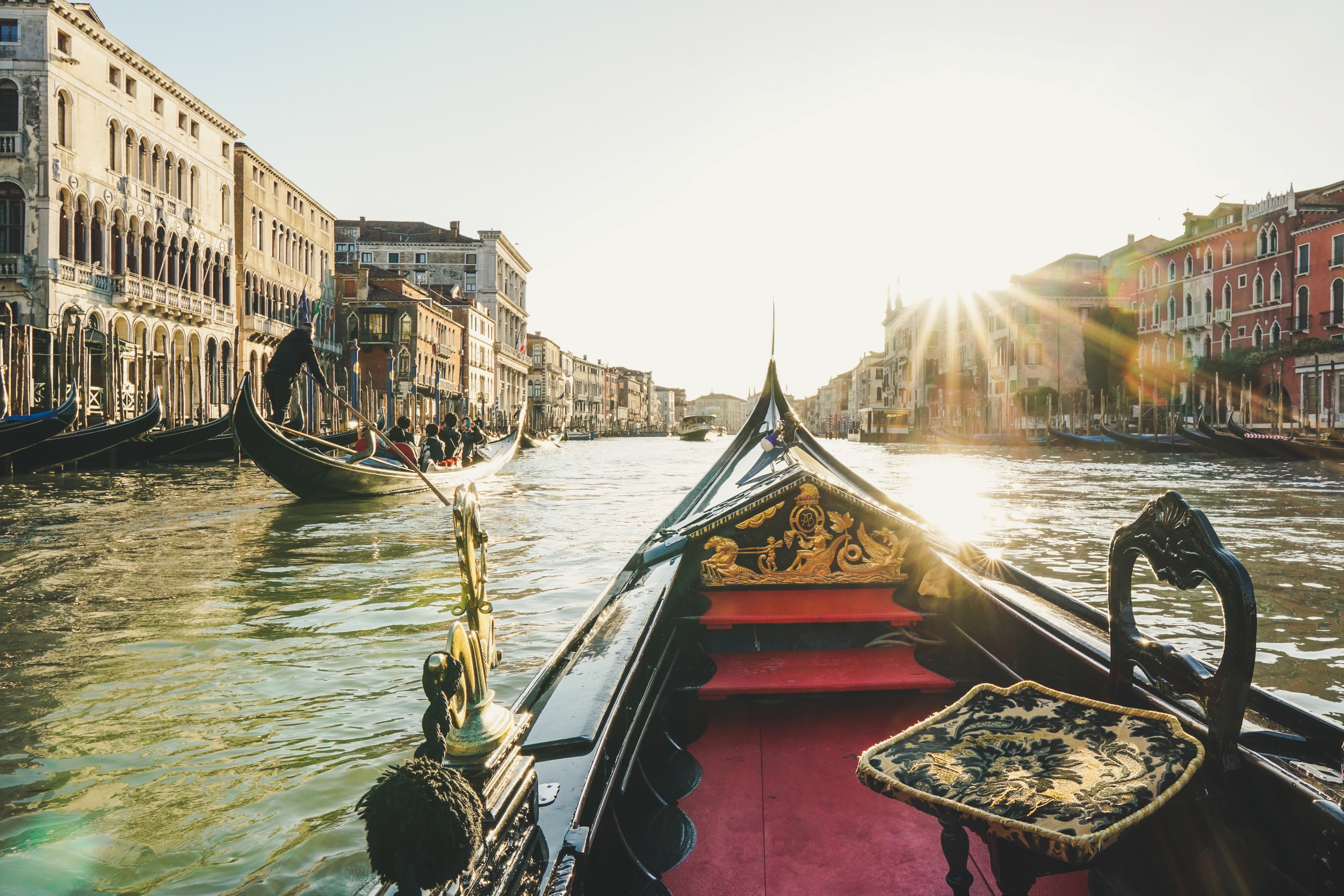 Gondola ride, Venice, Italy
