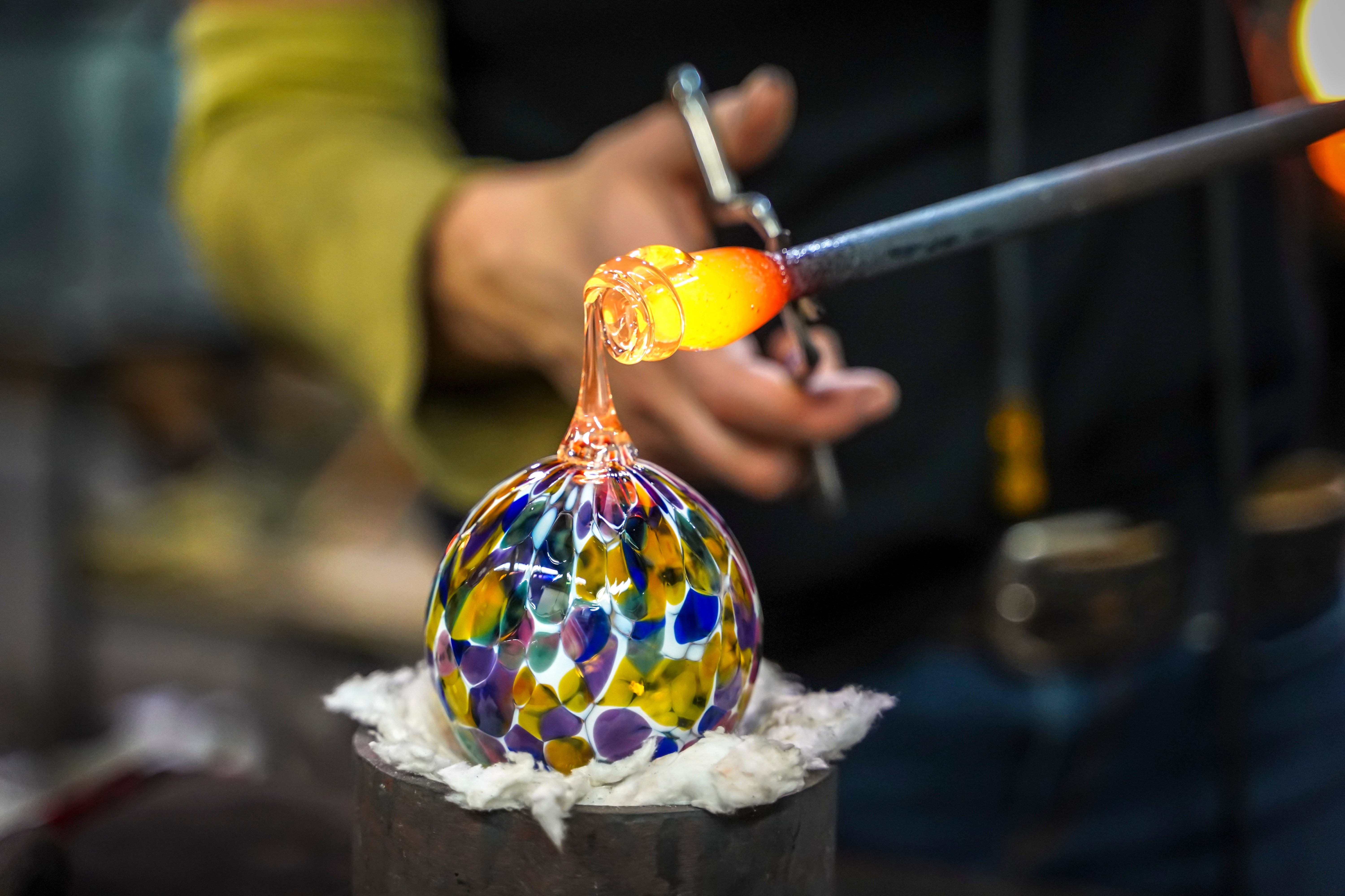 Murano glass making