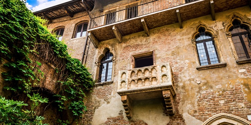balcony of Juliet's house in Verona, Italy
