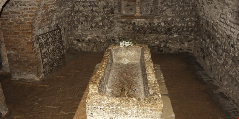 Juliet's Tomb in Verona. Italy, Europe