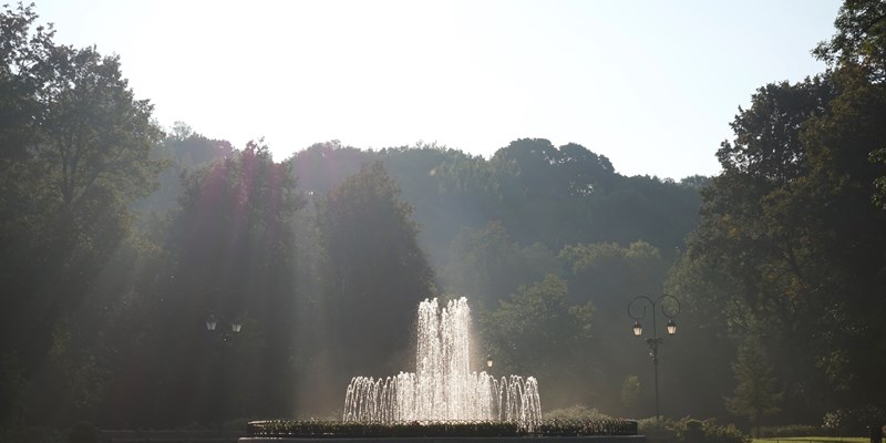 Fountains in Bernardine Garden, Vilnius